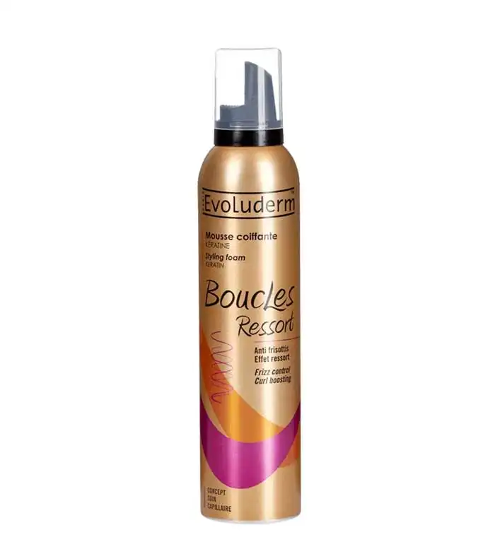 Evoluderm - Espuma de peinado con keratina Boucles Ressort - Evoluderm - Comparador de precios