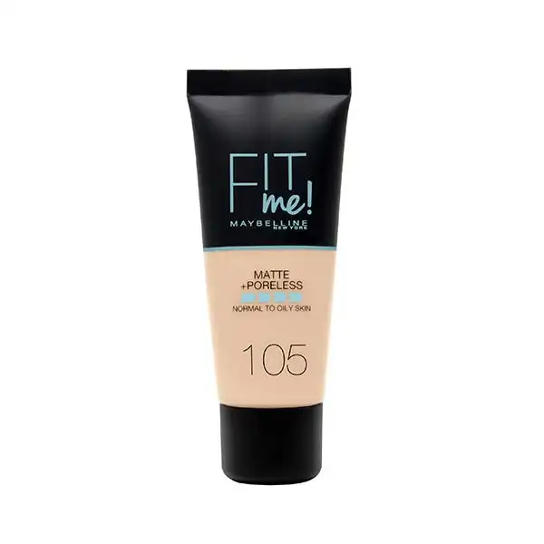 Fit Me Matte Poreless 105 Fair Ivory - MAYBELLINE NEW YORK - Comparador de precios