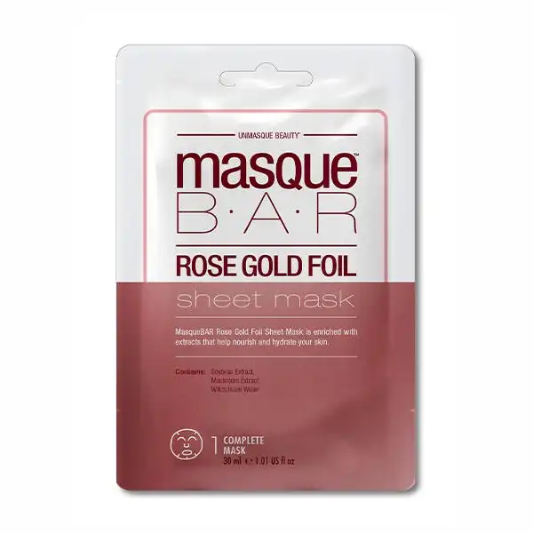 Mascarilla Rose Gold Foil - Masque Bar - Comparador de precios