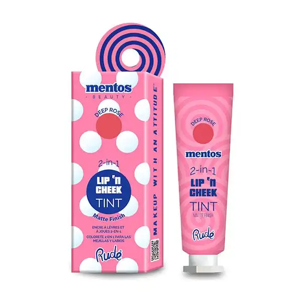 Mentos Lip 'N Cheek Tint Dee Rose - RUDE - Comparador de precios