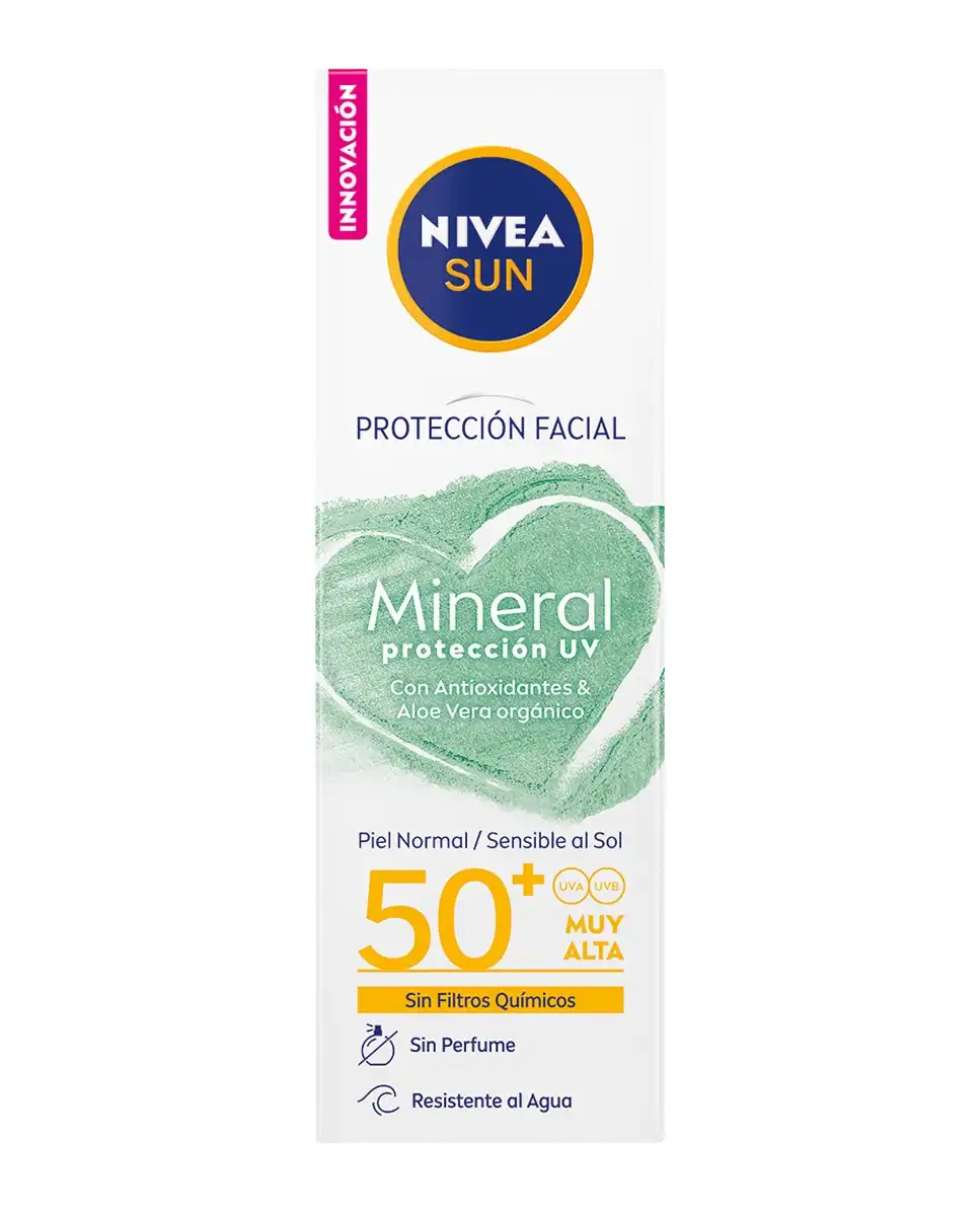 NIVEA - Crema Solar Facial Mineral SPF50+ Sun - Nivea - Comparador de precios