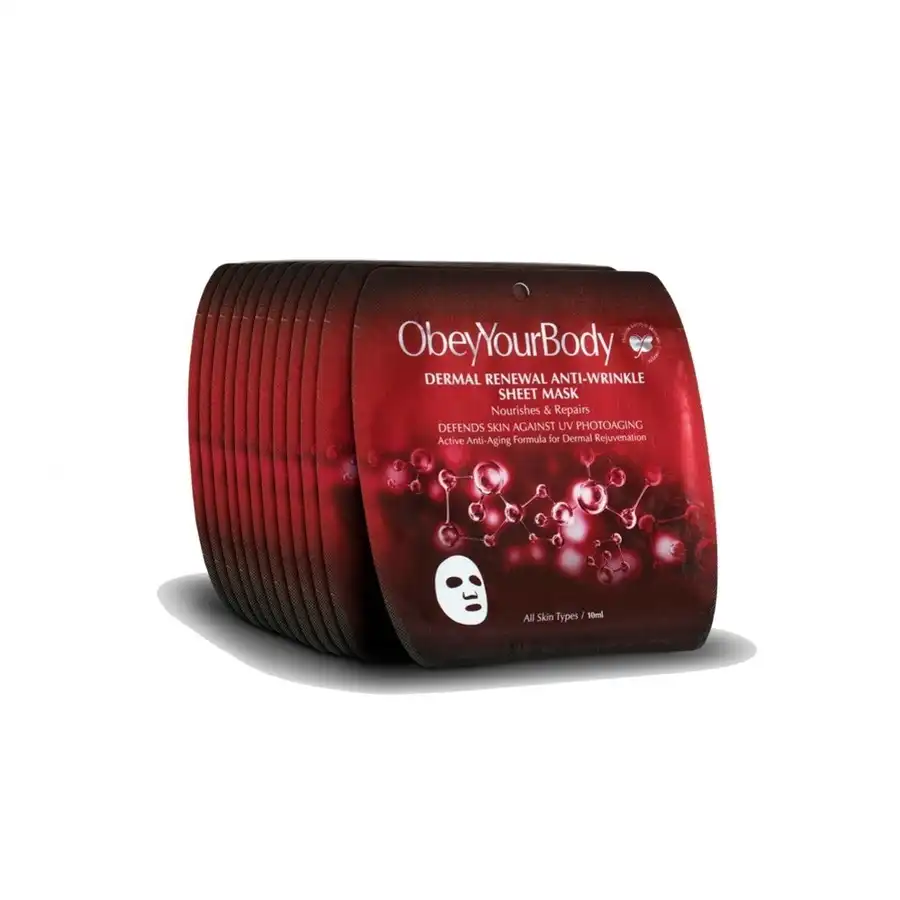 Obey Your Body - Mascarilla Antiarrugas Dermal Renewal Mascarillas antiedad 10 ml unisex - Obey Your Body - Comparador de precios