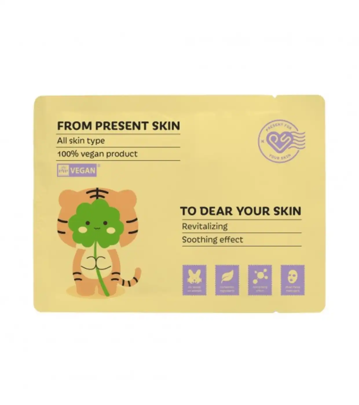 Present Skin - Mascarilla facial calmante Cica For Your Skin - Present Skin - Comparador de precios