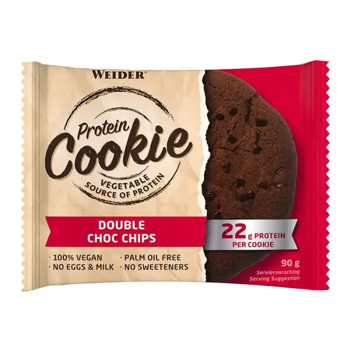 Protein Cookie Doble Choco Chips Snack de proteínas 90 gr - Weider - Comparador de precios