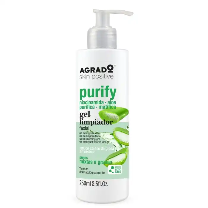 Purify Gel Limpiador Facial 250 ml - Agrado - Comparador de precios