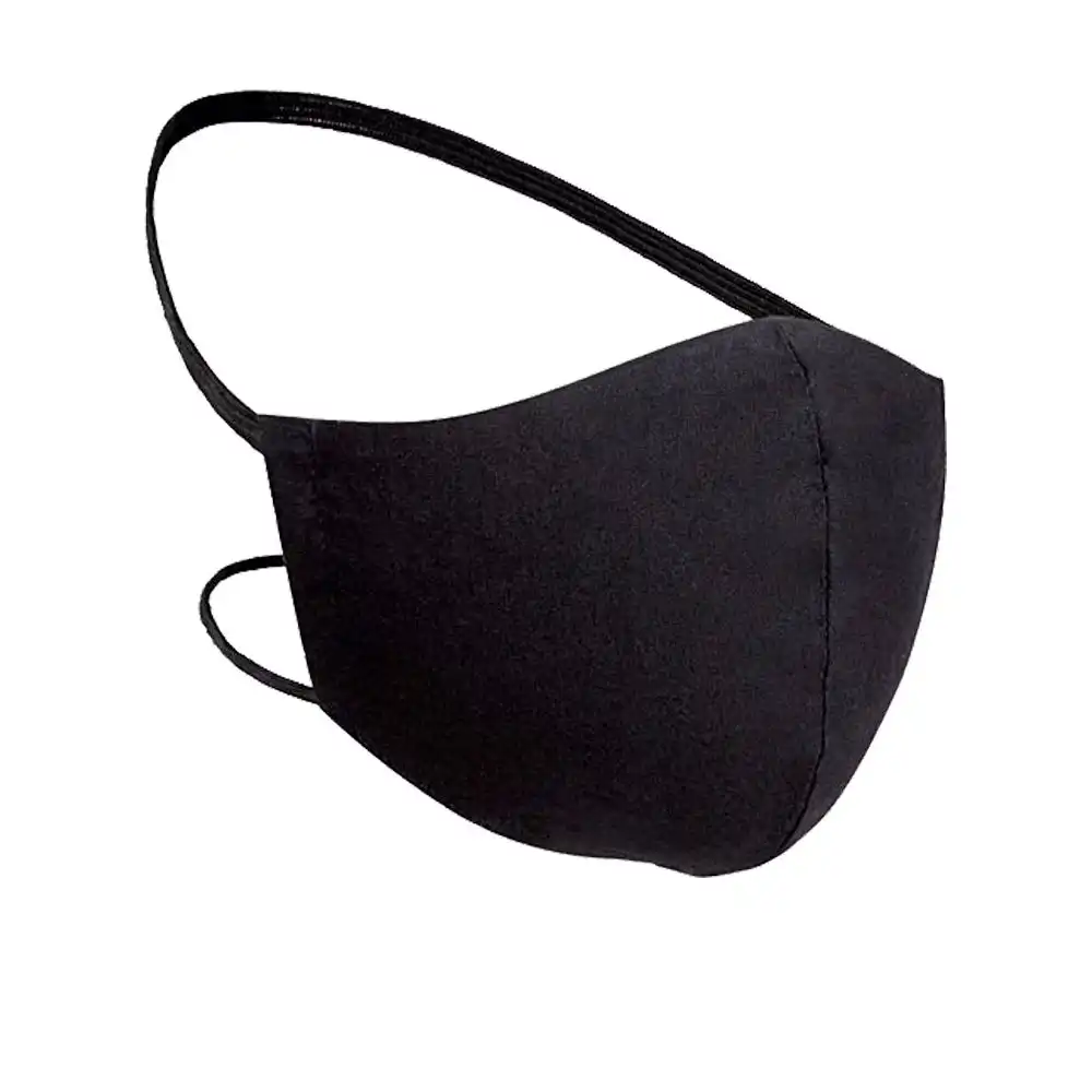 R40 Adulto máscara protectora higiénica 40 usos #negra 1 pz - Reprotect - Comparador de precios