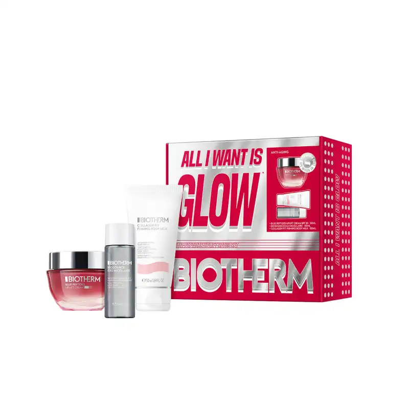 Set Let It Glow Anti Aging Blue Peptide Uplift Cream Spf 30, 50 Ml - Biotherm - Comparador de precios