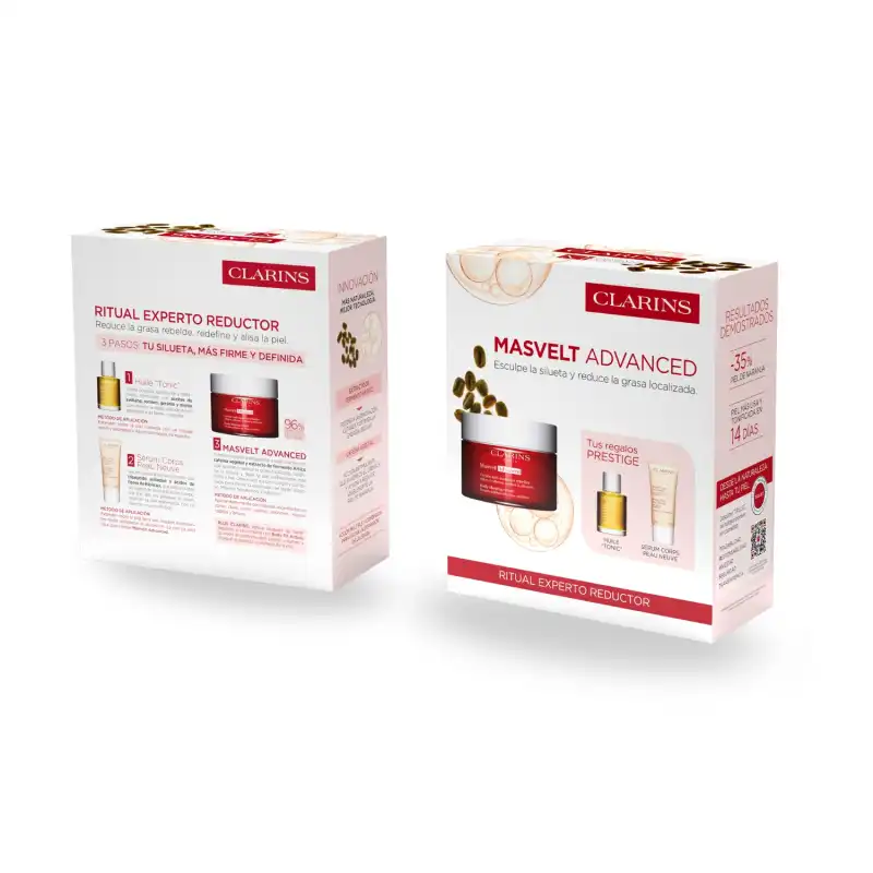 Set Masvelt Advanced Ritual Experto Reductor 200 Ml - Clarins - Comparador de precios