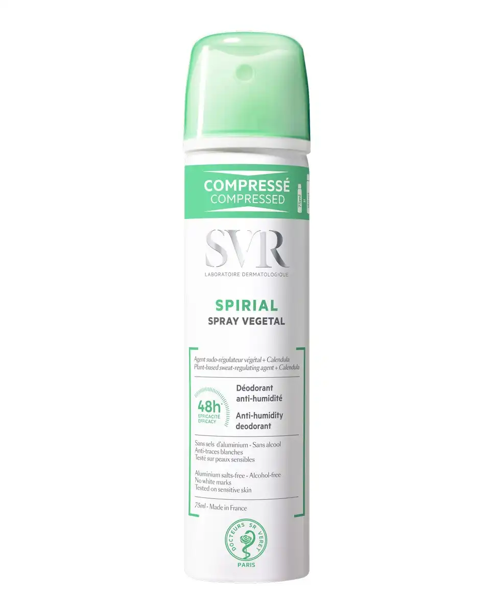 Svr - Desodorante Antihumedad De 48 Horas Spirial Spray Vegetal 75 Ml - Svr - Comparador de precios