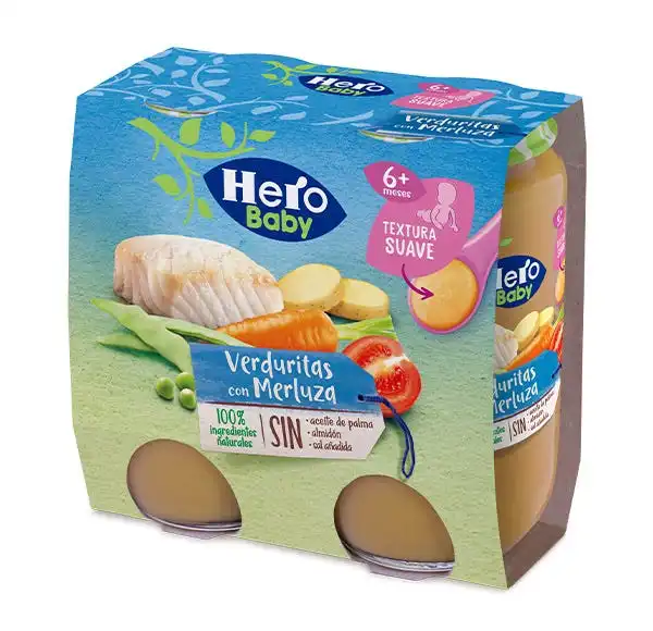 Tarritos Verduritas Con Merluza - HERO - Comparador de precios