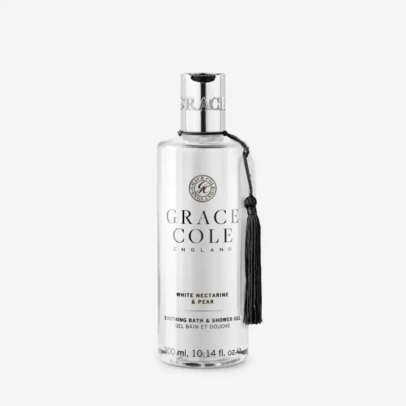 White nectarine & pear soothing bath & shower gel 300ml - Grace Cole - Comparador de precios
