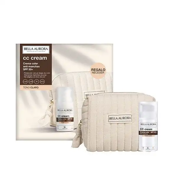 Cc Cream Anti-Manchas Spf 50+ Neceser - Bella Aurora - Comparador de precios