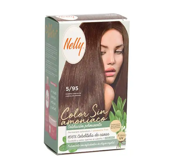 Color Vegano Sin Amoniaco 5/95M.Chocolate - Nelly - Comparador de precios