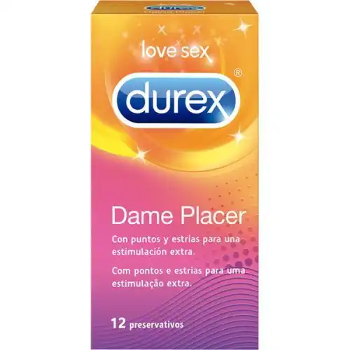 Durex Dame Placer Und. Preservativos de Látex con Puntos y Estrías - Durex - Comparador de precios