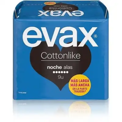 Evax Evax Compresas Cottonlike Noche Alas, 11 un - EVAX - Comparador de precios