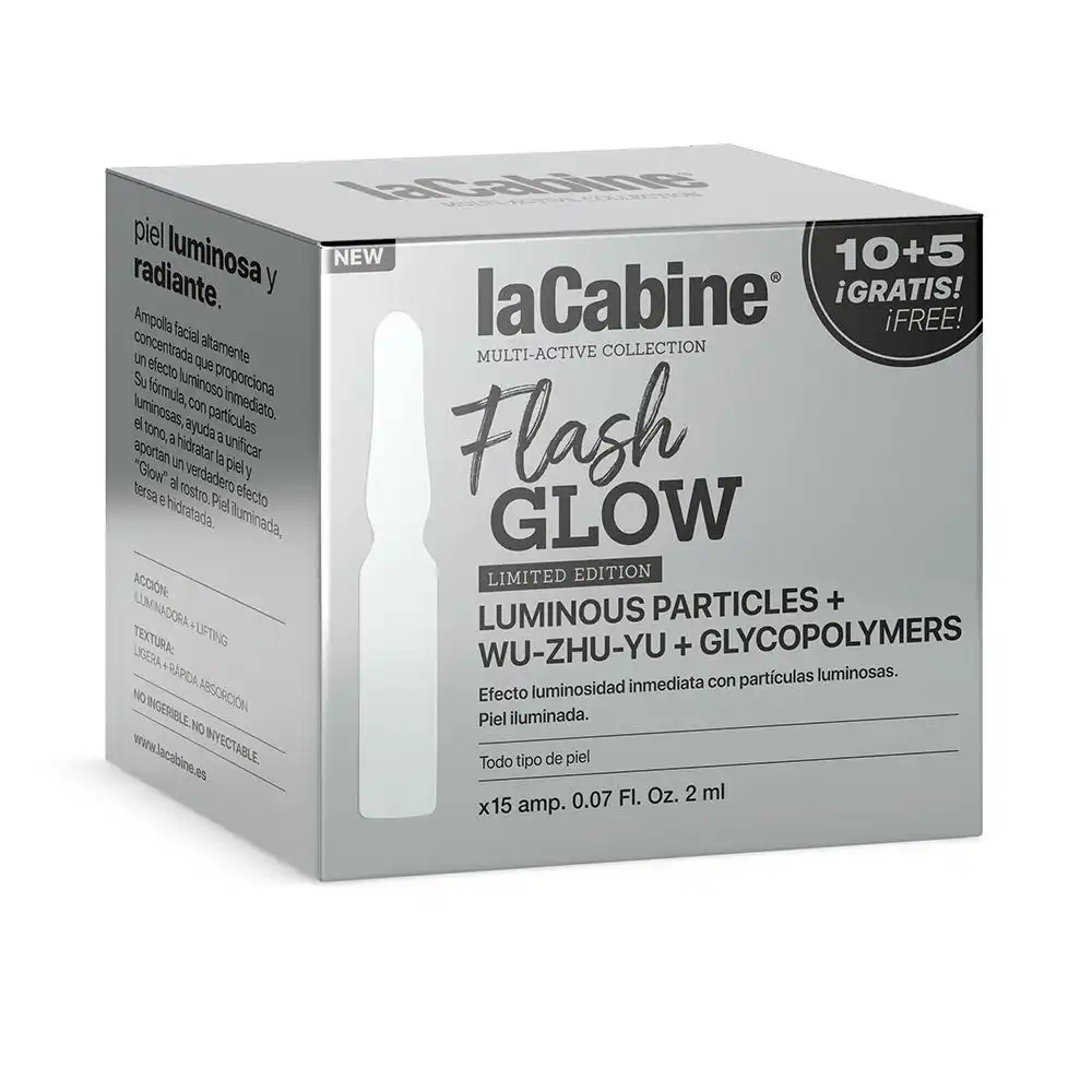 Flash Glow ampollas 15 x 2 ml - LA CABINE - Comparador de precios