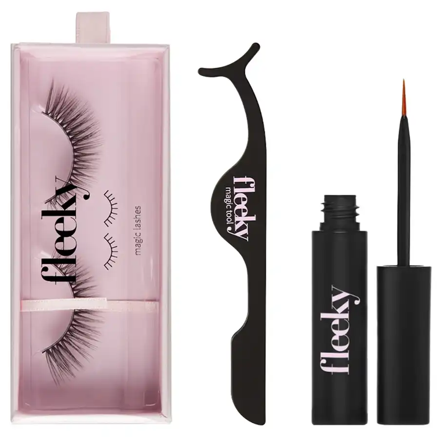 Fleeky - Kit de pestañas postizas - Magic Lashes con pegamento y aplicador Pestañas postizas 1 pieces #01 - Sweety - Fleeky - Comparador de precios