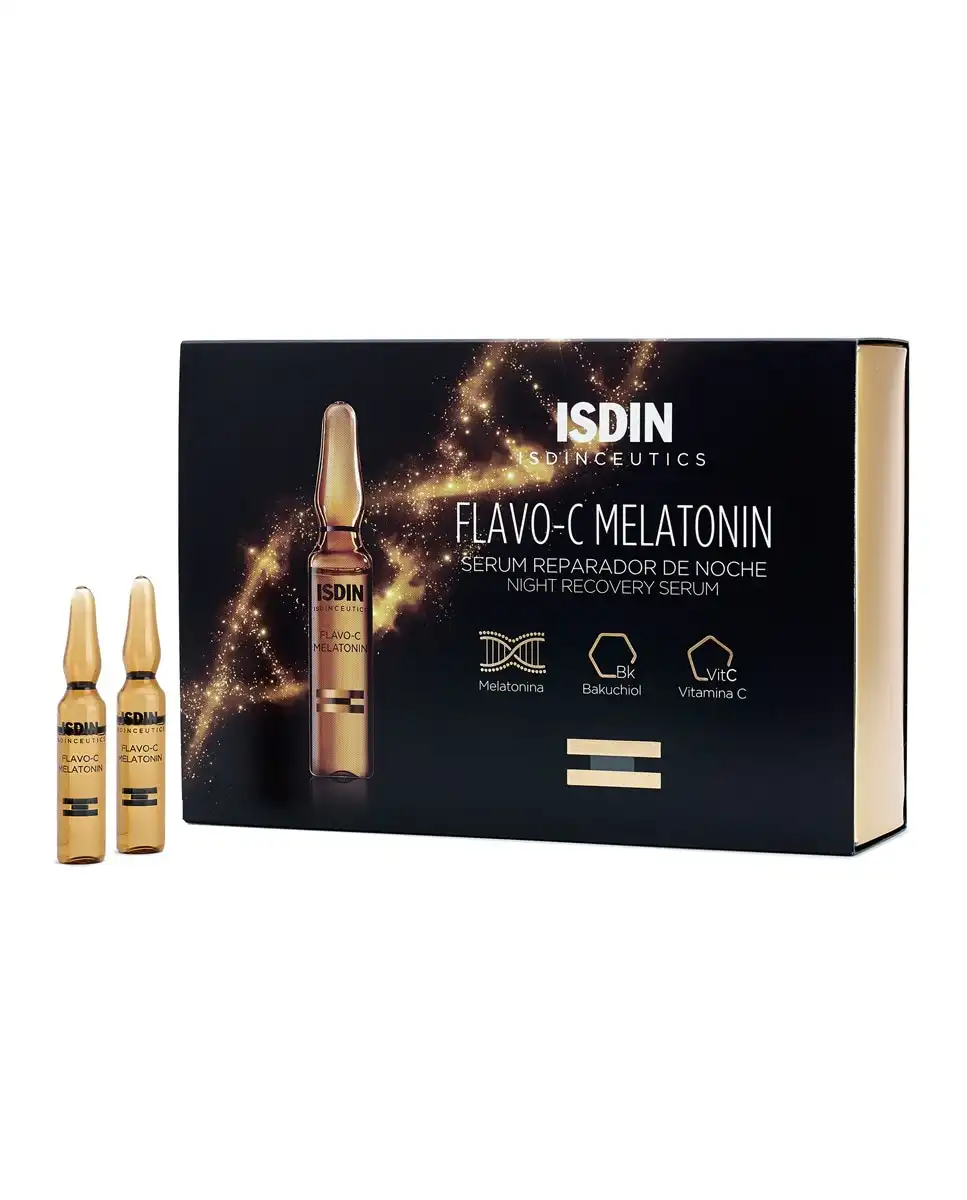 Isdinceutics - 30 Ampollas Reparador De Noche Flavo-C Melatonin - Isdinceutics - Comparador de precios
