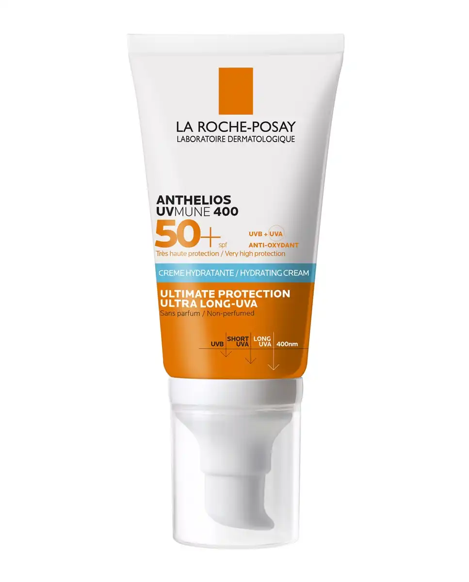 La Roche Posay - Protector Solar Crema Hidratante SPF50+ Anthelios UV-MUNE 400 50 Ml - La Roche Posay - Comparador de precios