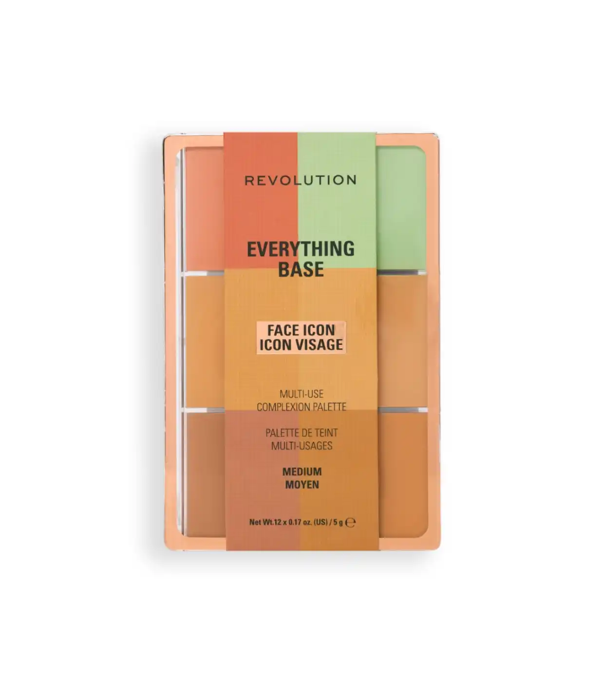Makeup Revolution - Paleta de rostro Everything Base Face Icon Complexion - Medium - Makeup Revolution - Comparador de precios