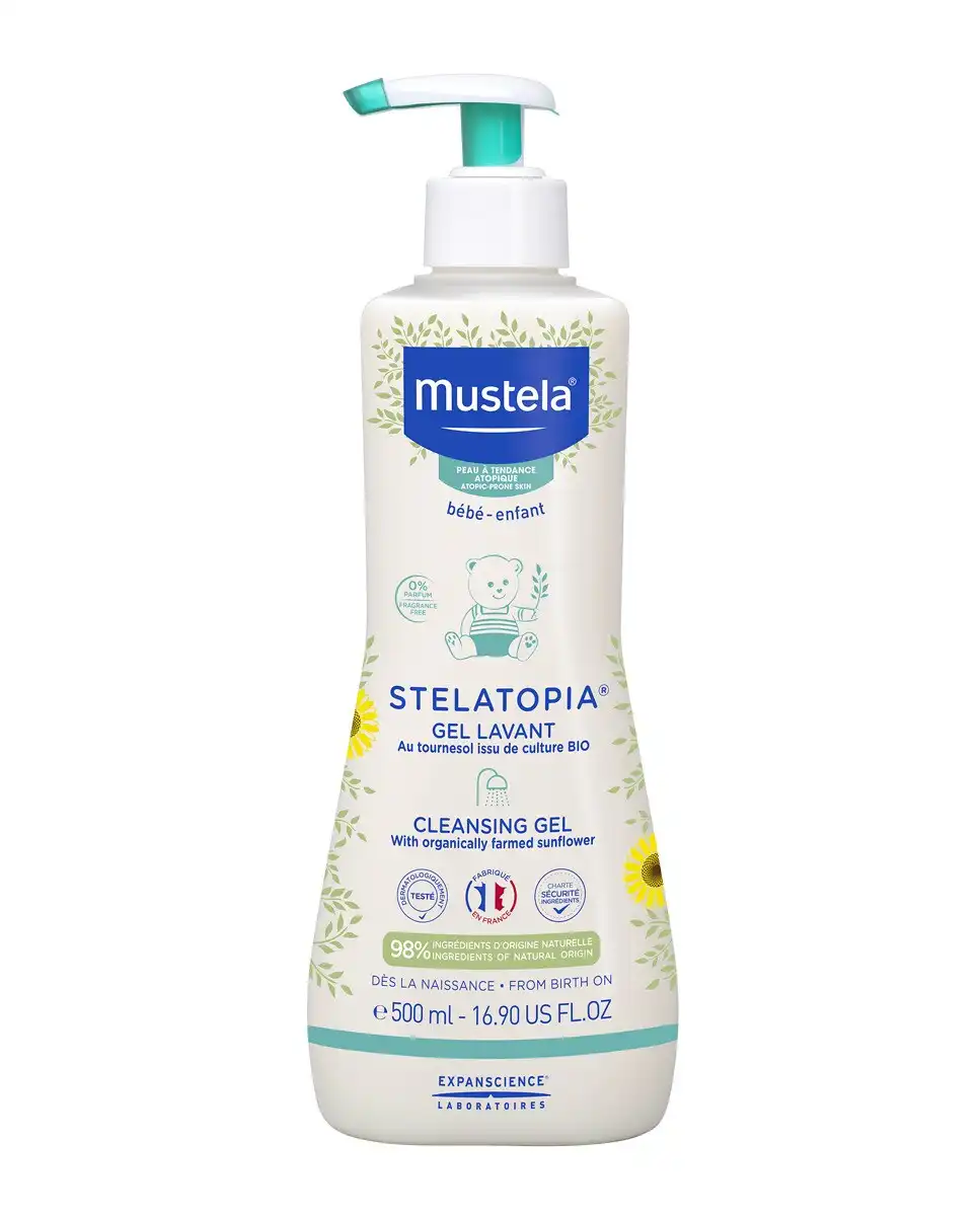 Mustela - Gel De Baño Con Girasol BIO Para Piel Atópica Stelatopia - Mustela - Comparador de precios