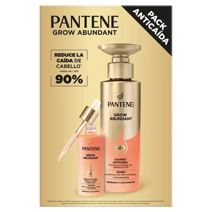 Pack Grow Abundant Anti-Caída Champú + Serum 290 ml - Pantene - Comparador de precios