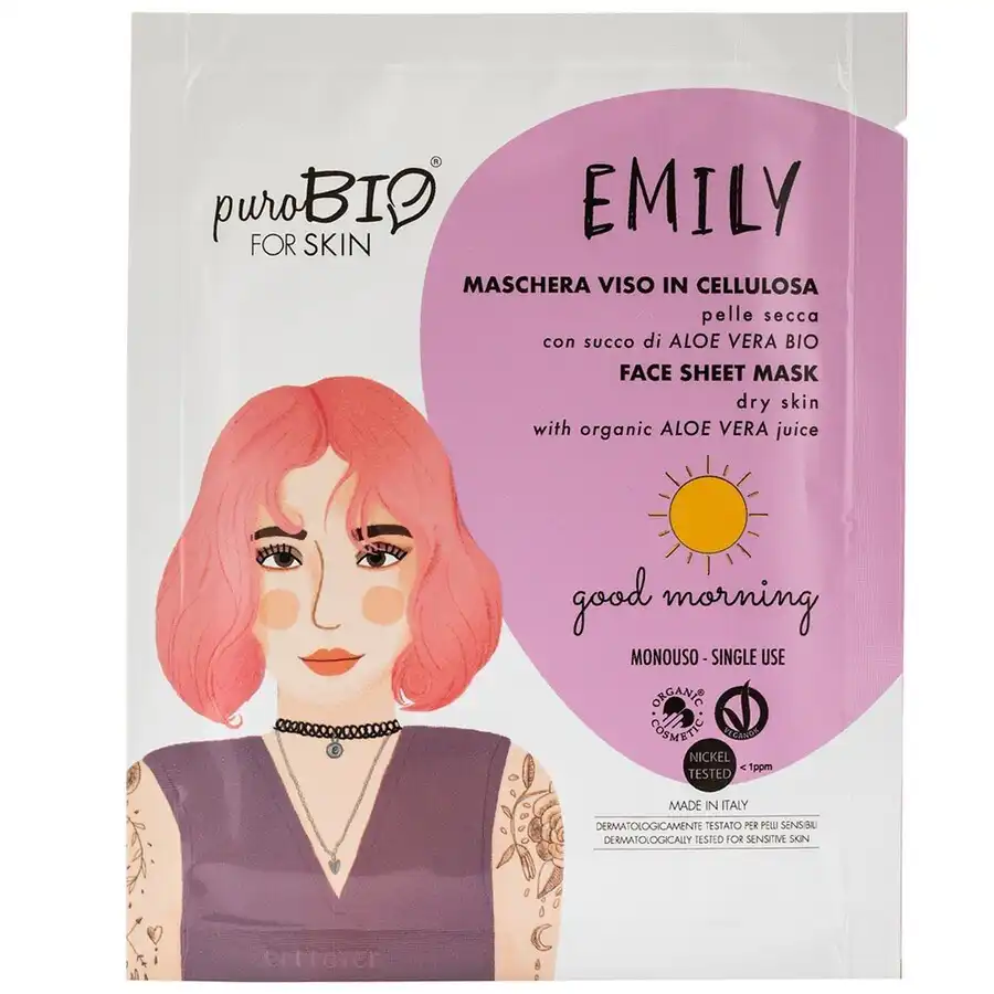 Purobio Mascarilla de Celulosa Emily, 15 ml - Purobio - Comparador de precios