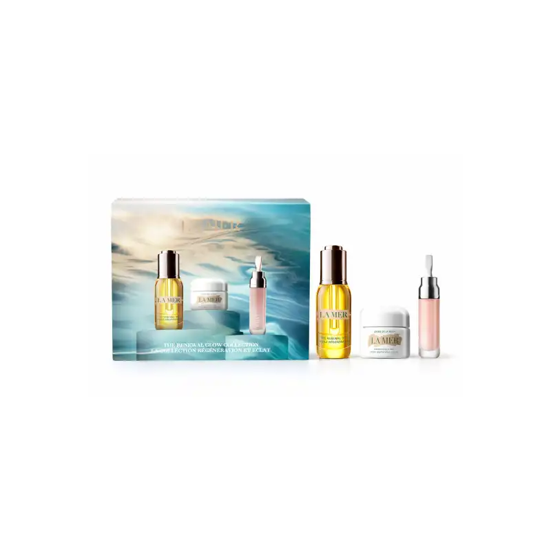 Set The Glow The Lip Volumizer 7 Ml + The Renewal Oil 30 Ml + The Moisturizing Soft Cream 15 Ml - La Mer - Comparador de precios