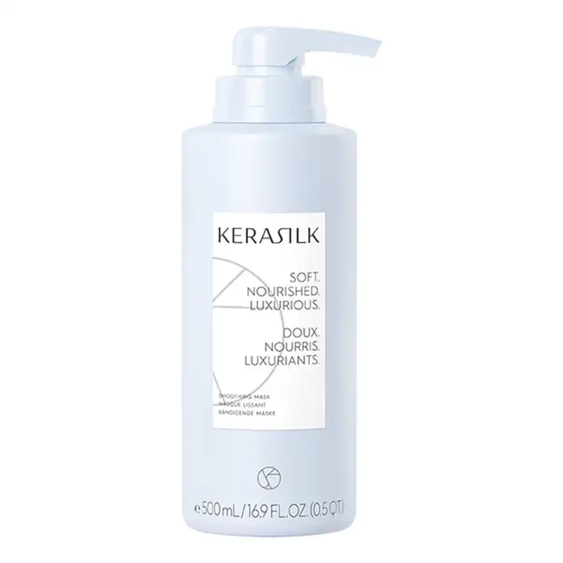 Smoothing Mask 500 ml - Kerasilk - Mascarilla de nutrición intensa y suavidad profunda para cabello seco, rebelde y/o rizado u ondulado. - Kerasilk - Comparador de precios