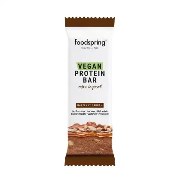 Vegan Protein Bar Hazelnut Crunch - FOODSPRING - Comparador de precios