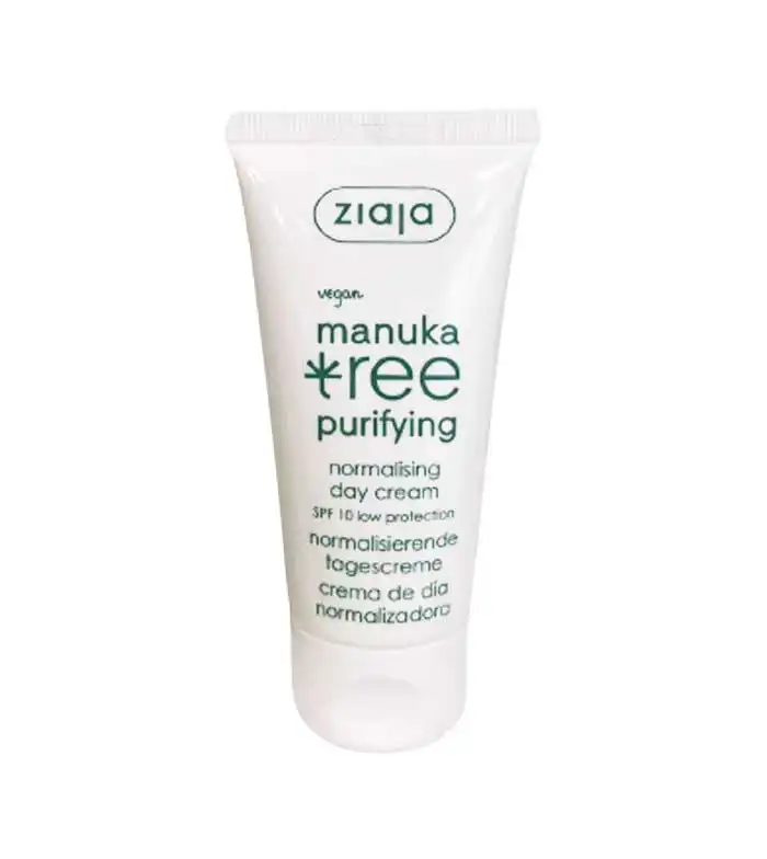 Ziaja - Crema de día normalizadora-hidratante Manuka Tree SPF10 - Piel mixta y grasa - Ziaja - Comparador de precios