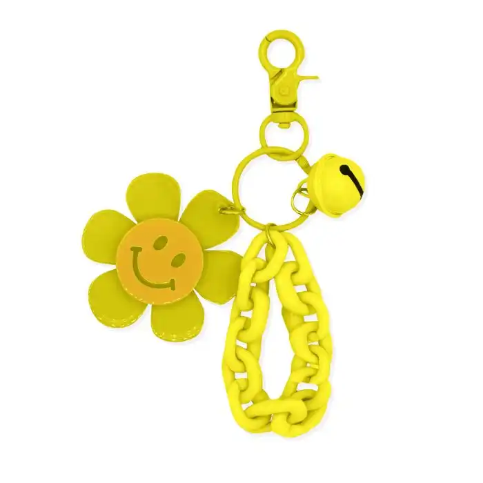 Llavero Flor Smiley y Cascabel - Woo oow - Comparador de precios
