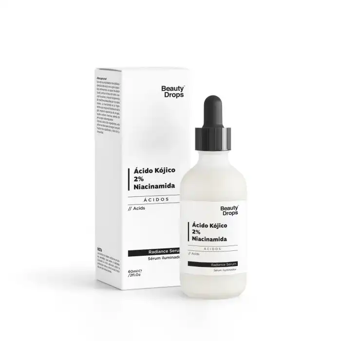 ¡38% DTO! Ácido Kojico + Niacinamida Sérum Iluminador 60 ml - Beauty Drops - Comparador de precios