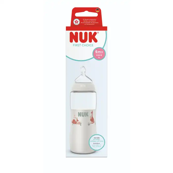 Biberón First Choice+ 6 Meses Camguro 360 ml - NUK - Comparador de precios