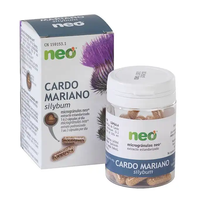 Cápsulas con microgránulos cardo mariano 45 unidades - Neo - Comparador de precios