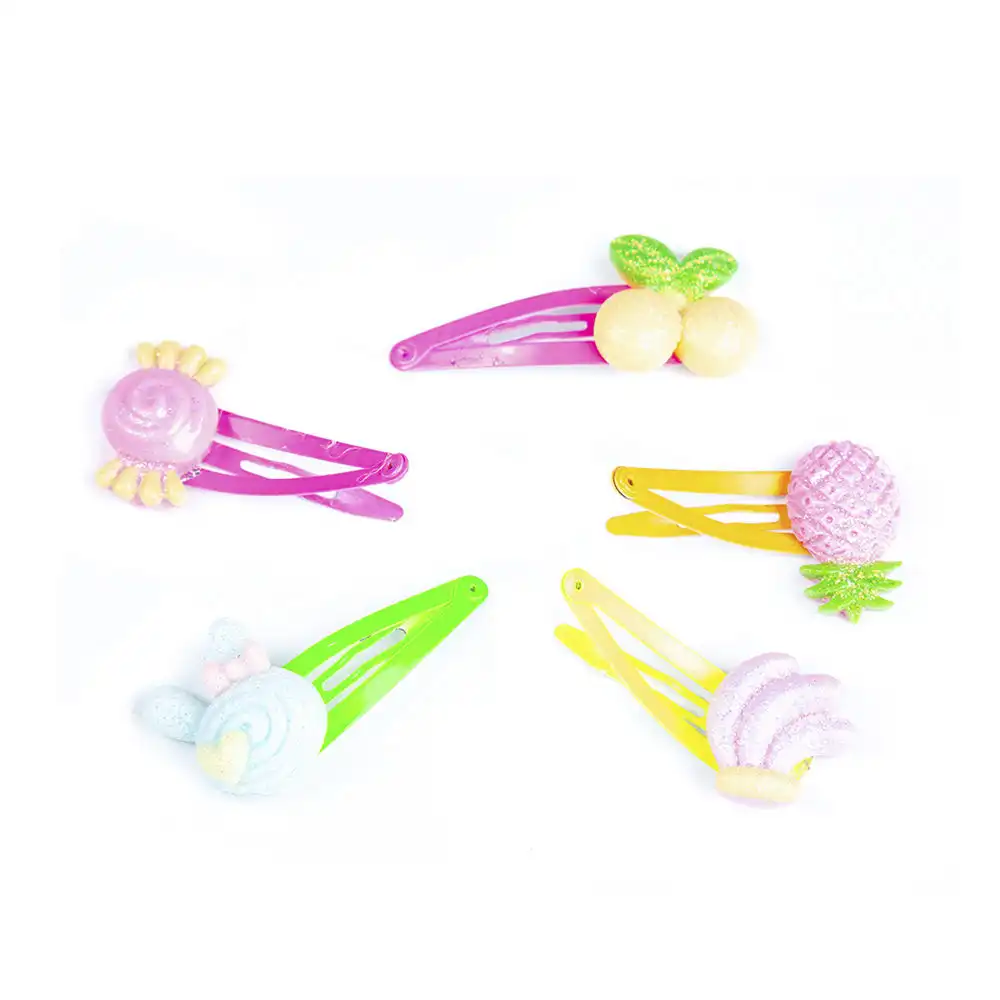 Clips con adornos de frutas 4,5 cm 5 u - Inca - Comparador de precios