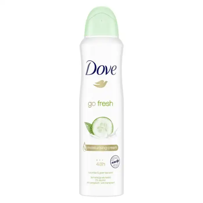 Desodorante Spray Go Fresh Pepino - Té Verde 150 ml - DOVE - Comparador de precios