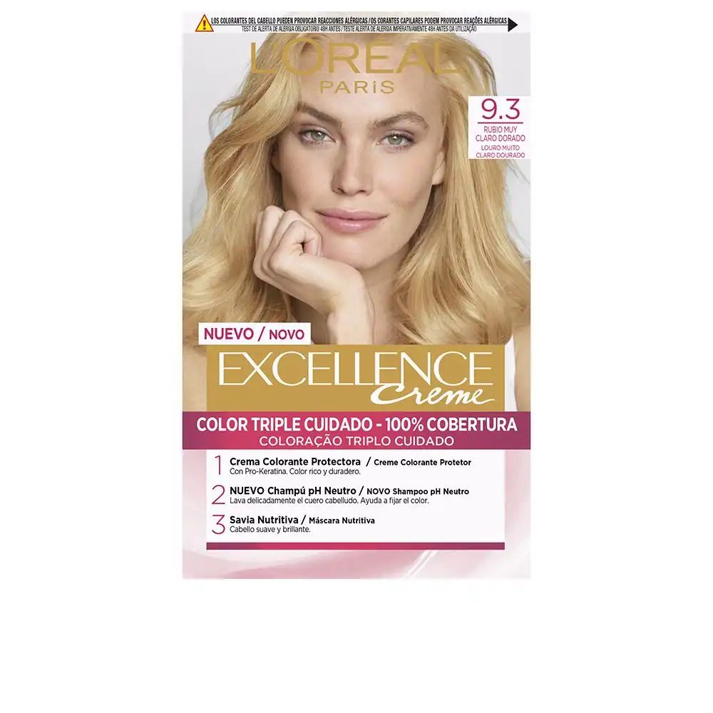 Excellence Creme tinte #9,3-rubio claro claro dorado - L'Oréal Paris - Comparador de precios