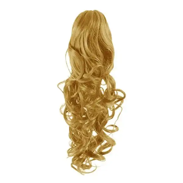Fashiongirl - Extensiones De Cabello Con Cola De Caballo Con Clip #27 Rubio Medio - Rizado Extensiones de cabello 1 pieces unisex - Fashiongirl - Comparador de precios