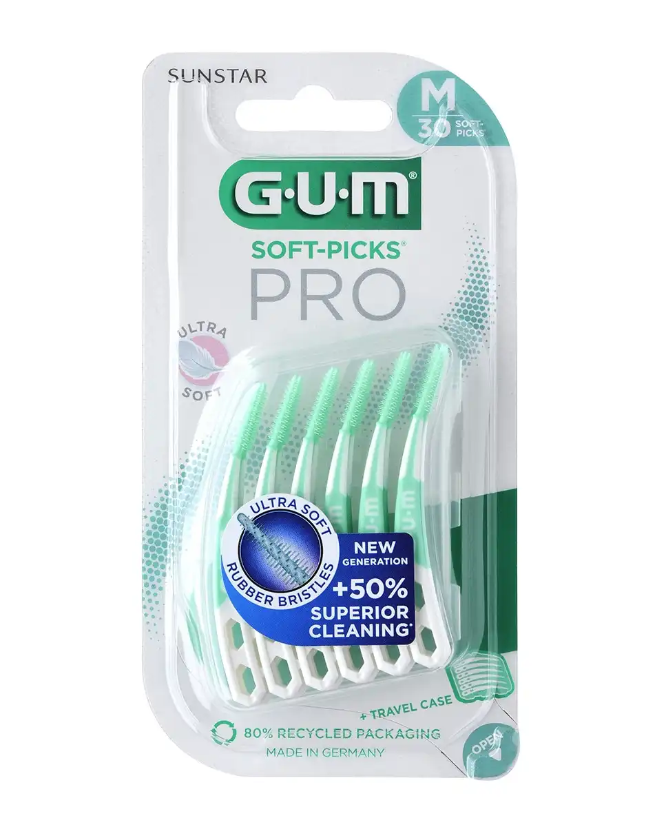 Gum - 30 Interdentales Gum® Soft-Picks® Pro Medium Gum®. - GUM - Comparador de precios
