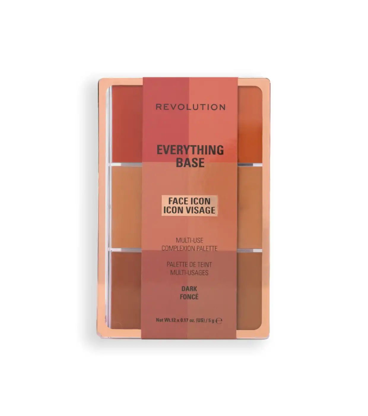 Makeup Revolution - Paleta de rostro Everything Base Face Icon Complexion - Dark - Makeup Revolution - Comparador de precios