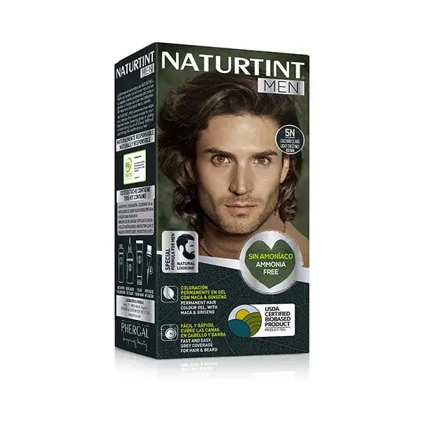 Naturtint Men Tinte Coloración Permanente 5N - Castaño Claro - Naturtint - Comparador de precios