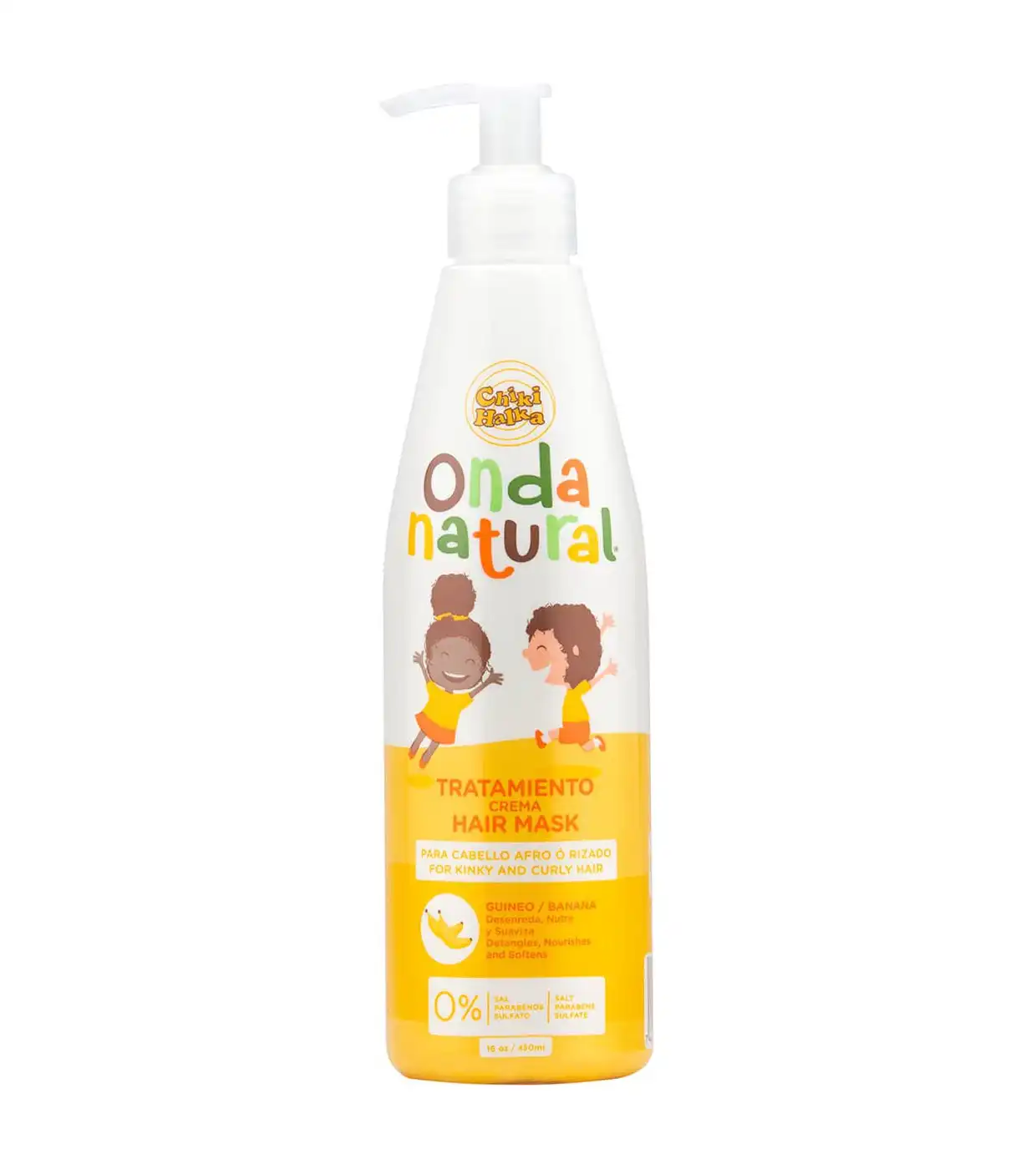 Onda Natural - Mascarilla capilar nutritiva y desenredante para niños - Cabello afro o rizado - Onda Natural - Comparador de precios