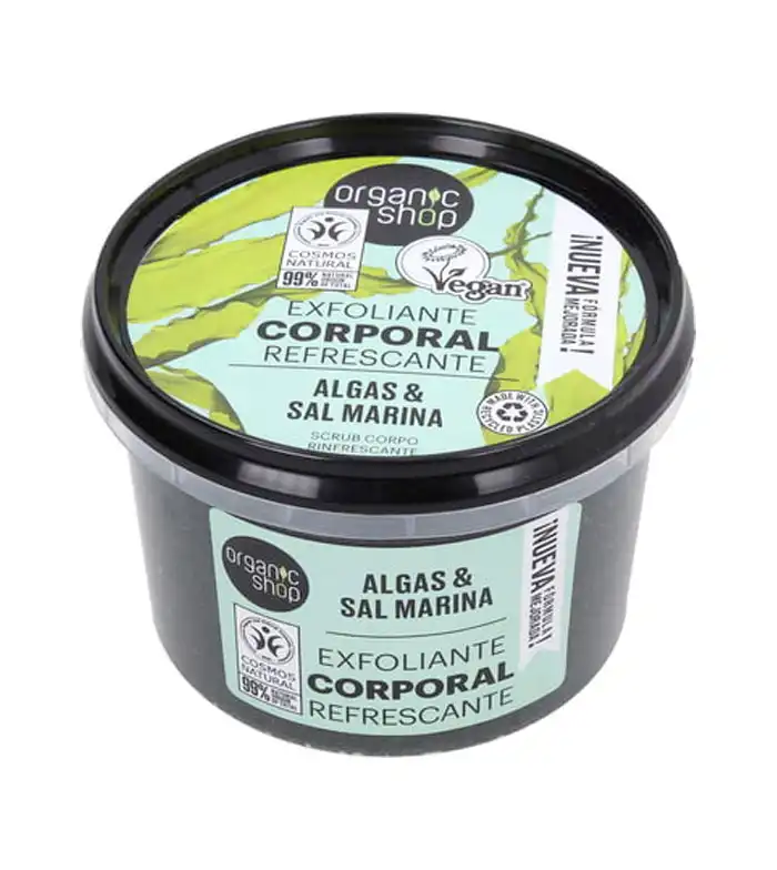 Organic Shop - Exfoliante corporal - Algas orgánicas y sal marina - Organic Shop - Comparador de precios