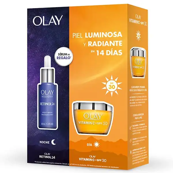 Pack Retinol 24 + Vitamin C Spf 30 - Olay - Comparador de precios