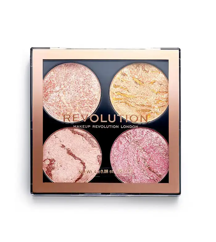 Revolution - Paleta de iluminadores y bronceadores Cheek Kit - Fresh Perspective - Makeup Revolution - Comparador de precios