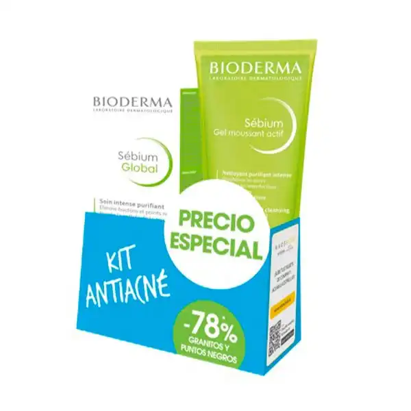 Sébium Pack Global + Gel Moussant Actif - BIODERMA - Comparador de precios