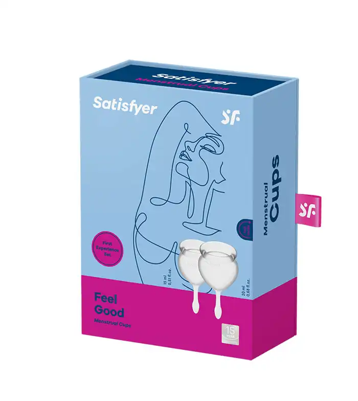 Satisfyer - Kit de copas menstruales Feel Good (15 + 20 ml) - Transparente - SATISFYER - Comparador de precios