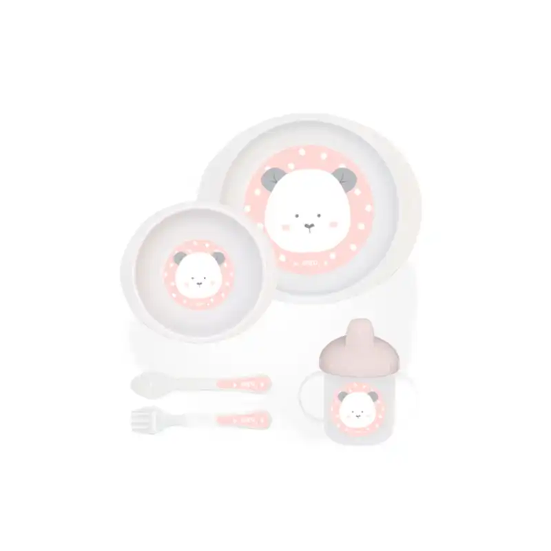 Vajilla Pocket Micro "sweet & Fun" Rosa - SARO - Comparador de precios