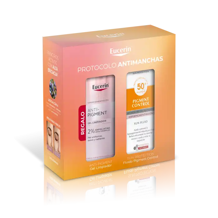 Pack Sun Protection 50+ - Fluid Pigment Control 50 ml - Eucerin - Comparador de precios